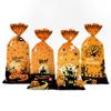 50pcs OPP Sugar Cookies Bag Kids Favors Gift Wrapping Bag New Halloween Candy Bag  Halloween