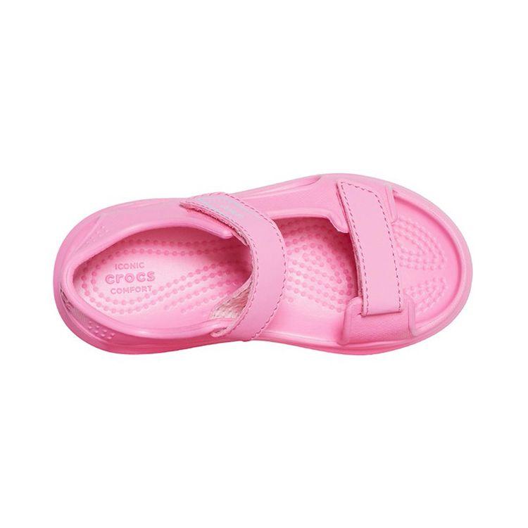 Crocs Детские сандалии для приключений, розовые, 206267-6M3