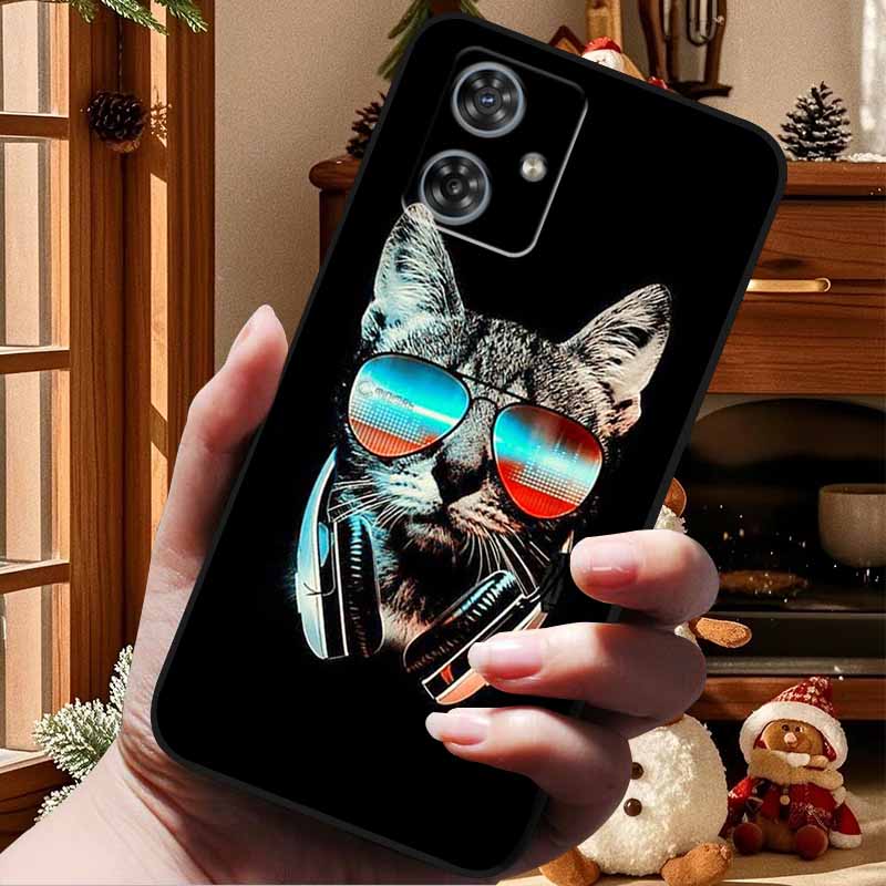 Для Moto G84 G54 5G Чехол Модный Мягкий ТПУ Силиконовый Бампер Чехол для Телефона для Motorola Moto G84 5G MotoG54 G 54 84 Coque Capa Коты