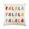 Christmas Pillow Cover Home Pillow Cushion Printed Sofa Decoration New Polyester Cushion Cover
