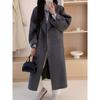 New Double-sided Wool Coat Mid-length Korean Style Loose Casual Woolen Coat