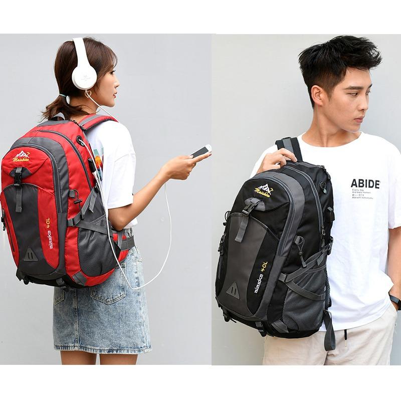 40L Unisex Waterproof Men Backpack Travel Pack Sports Bag Pack Outdoor Hiking Climbing Camping Backpack for Male KTY