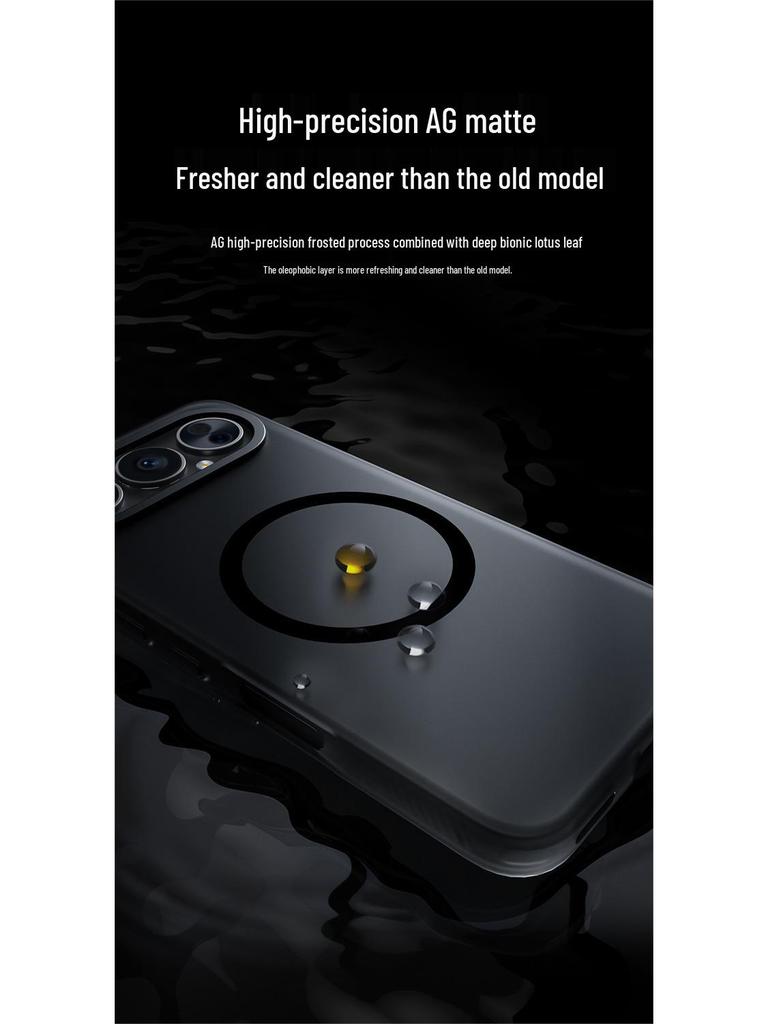 Honor 500Pro Frosted Magnetic Lens Protective Case - Full Coverage, Anti-Fall Design