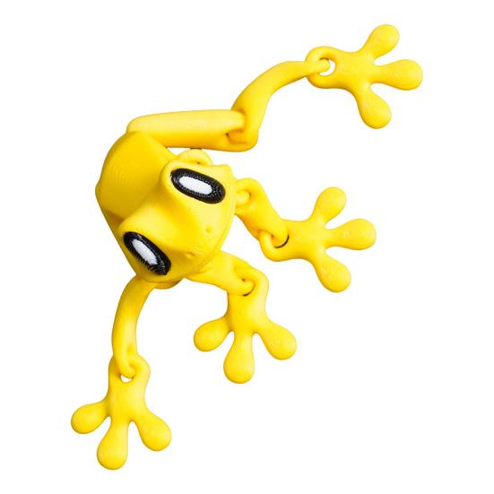 Подвижные суставы Лягушка Магнит на холодильник 3D-печатная Лягушка Игрушка-непоседа Шарнирная модель животного Фигурка Магнитный холодильник Лягушка Украшение Орнамент