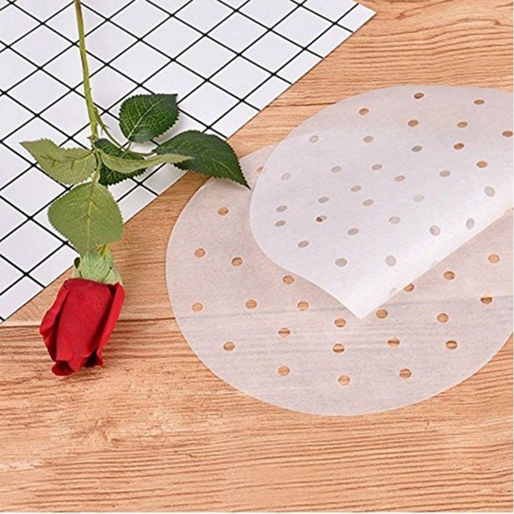 50Pcs Restaurant Non-Stick Steamer Mat Cookware Oil Paper Parchment Paper Liners Air Fryer Oven
