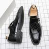 Модные кожаные дизайнерские брендовые Monks Snake Luxury мужские повседневные офисные деловые мужские мокасины мужские мокасины для вождения свадебное платье мужская обувь