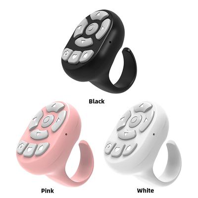 Беспроводная кнопка затвора для селфи, совместимая с Bluetooth, многофункциональная селфи-палка, контроллер камеры для iPhone Xiaomi Huawei