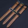 Коричневый кожаный ремешок-петля для Apple Watch 4 3 2 1 38мм 40мм, мужской кожаный ремешок для часов для iwatch 5 44мм 42мм Браслет