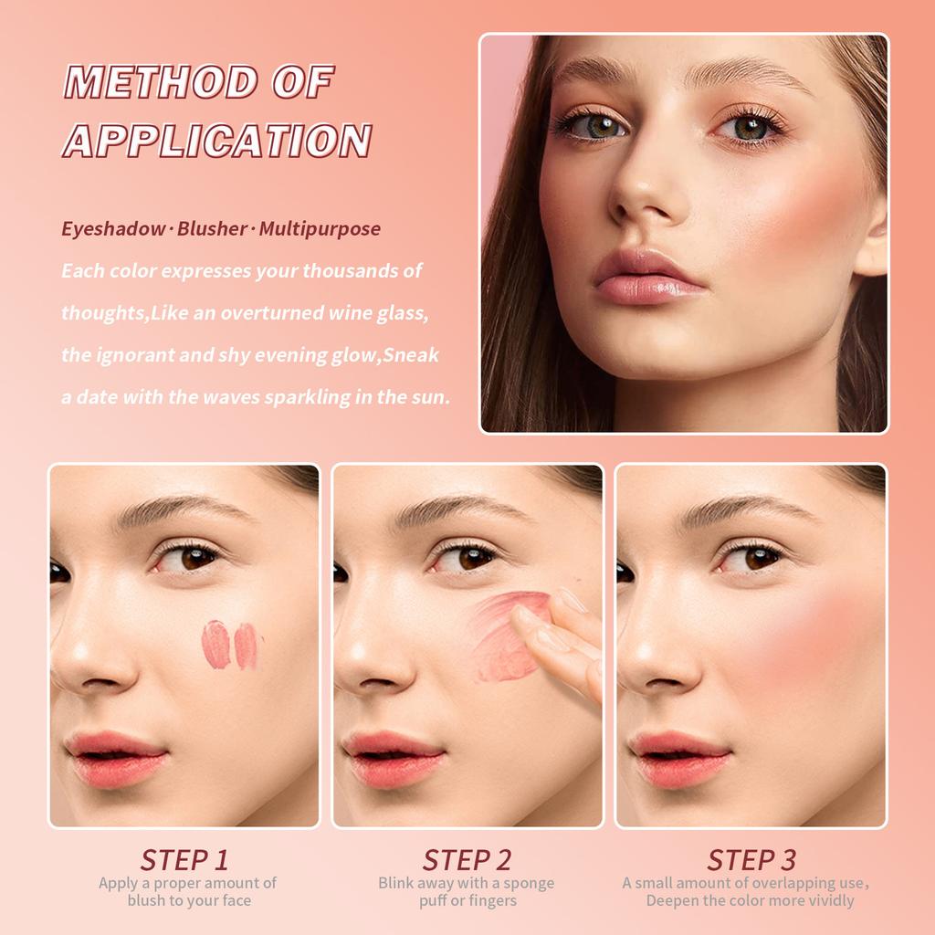 Жидкие румянаНатуральные румянаРозовый персикНюдовый макияжЦветовой лифтингВыбранные горячие цвета