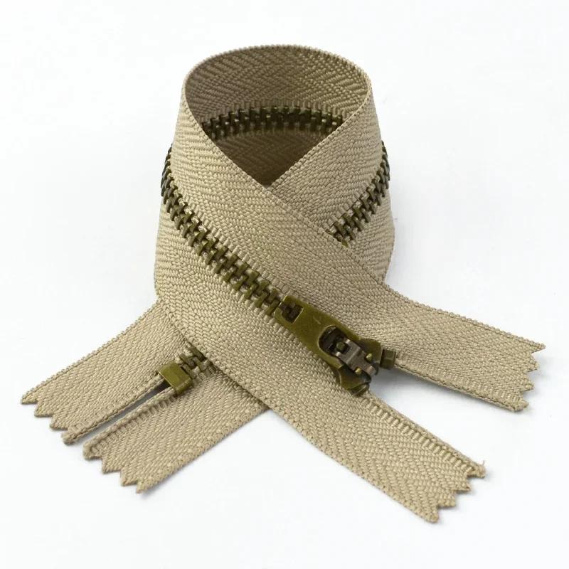 5-20 шт. №4 10/13/15/18 см Металлическая молния с закрытым концом Автоматическая блокировка Декоративные молнии для сумок Брюк Кармана Ремонтные наборы молний Швейные аксессуары