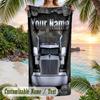 Truck Theme Beach Towel Personalized Custom Name & Text Soft Quick Dry Beach Towel for Swimming Travel