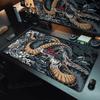 XXL Игровой Стол для Ноутбука Коврик Большой Коврик для Мыши Японский Дракон Игровые Аксессуары HD Печать Офисный Компьютер Нескользящий Коврик для Клавиатуры и Мыши