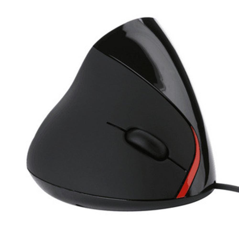 1600DPI Vertical Mouse Wrist Rest Photoelectric USB Wired Mouse Vertical Shape Ergonomic Design Computer Mice Office Use