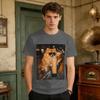 Pomeranian Drinking Iced Coffee Funny Dog Lover Animal Meme Tshirt Bgwrmcj Cotton T Shirt For Unisex Beach Classic Tshirts Tops