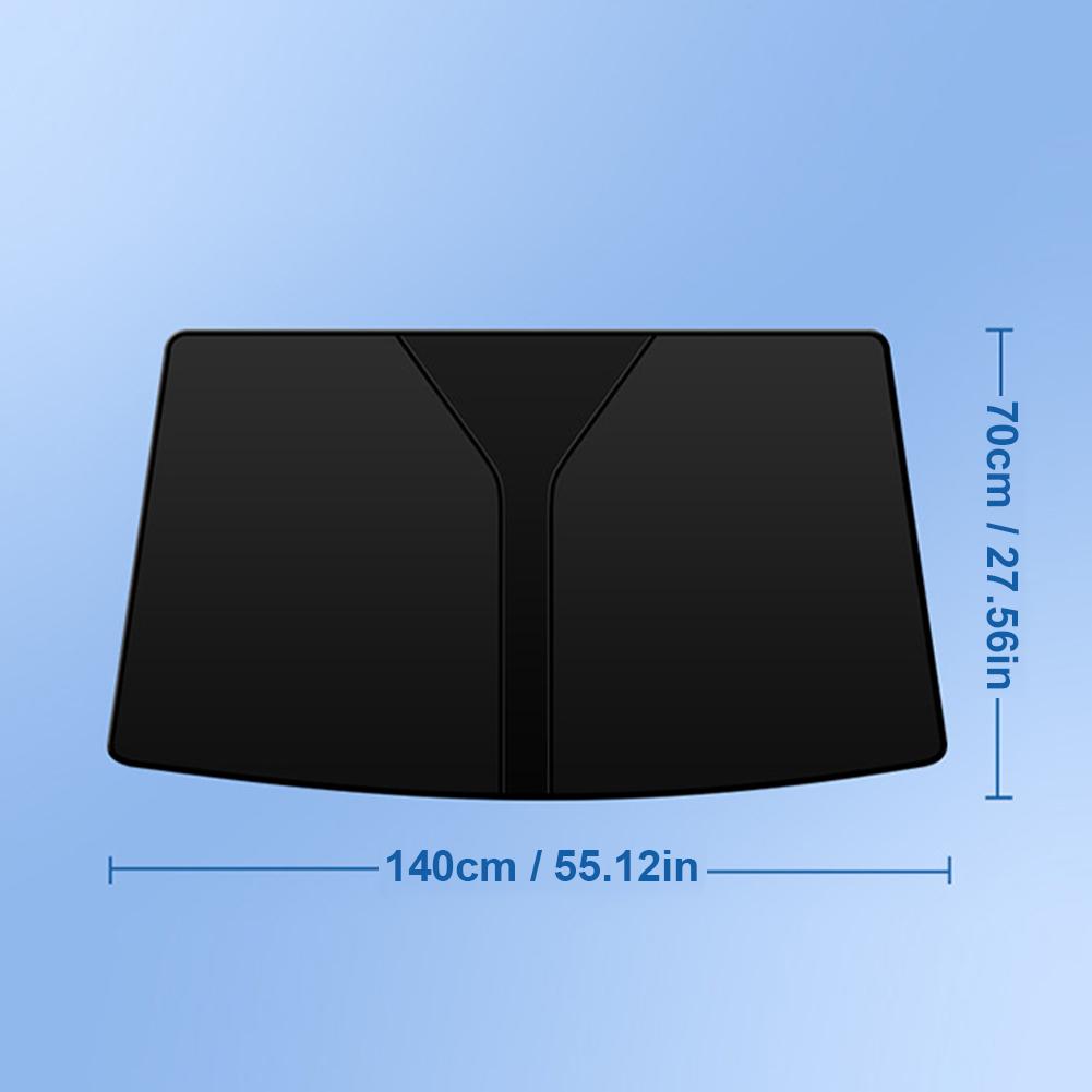 Universal Car Front Windscreen Sun Shade Sun Protection Double-Layer Window Cove