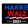 10 шт. в упаковке, наклейки на бампер автомобиля Kamala Harris Tim Walz, наклейки-пародии 2024 года, наклейки поддержки Harris Walz, наклейка