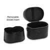 PU Leather Toiletry Organizer Bag Makeup Case with Carrying Handle And Zippered Cover Design for Cosmetic Storage Use