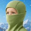Winter Kid Balaclava Mask Thickened Plush Lined Warm Cycling Full Face Mask Windproof Thermal Quick Dry Skiing Face Cover