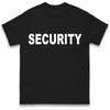 Футболка с надписью Security Мужские Женские Унисекс Топы Футболки