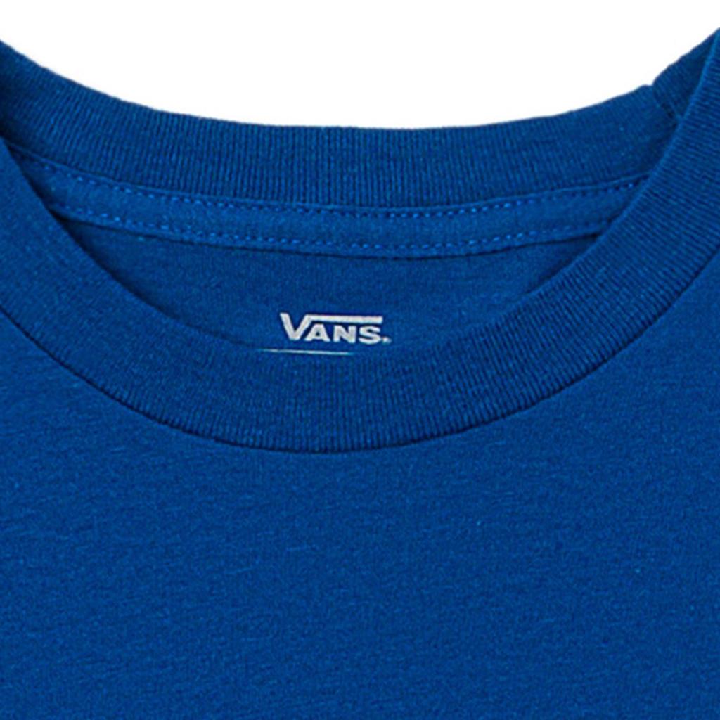 Vans Футболка унисекс с длинным рукавом и принтом соломенной шляпы X One Piece, синяя, с круглым вырезом VN00063Q7WM