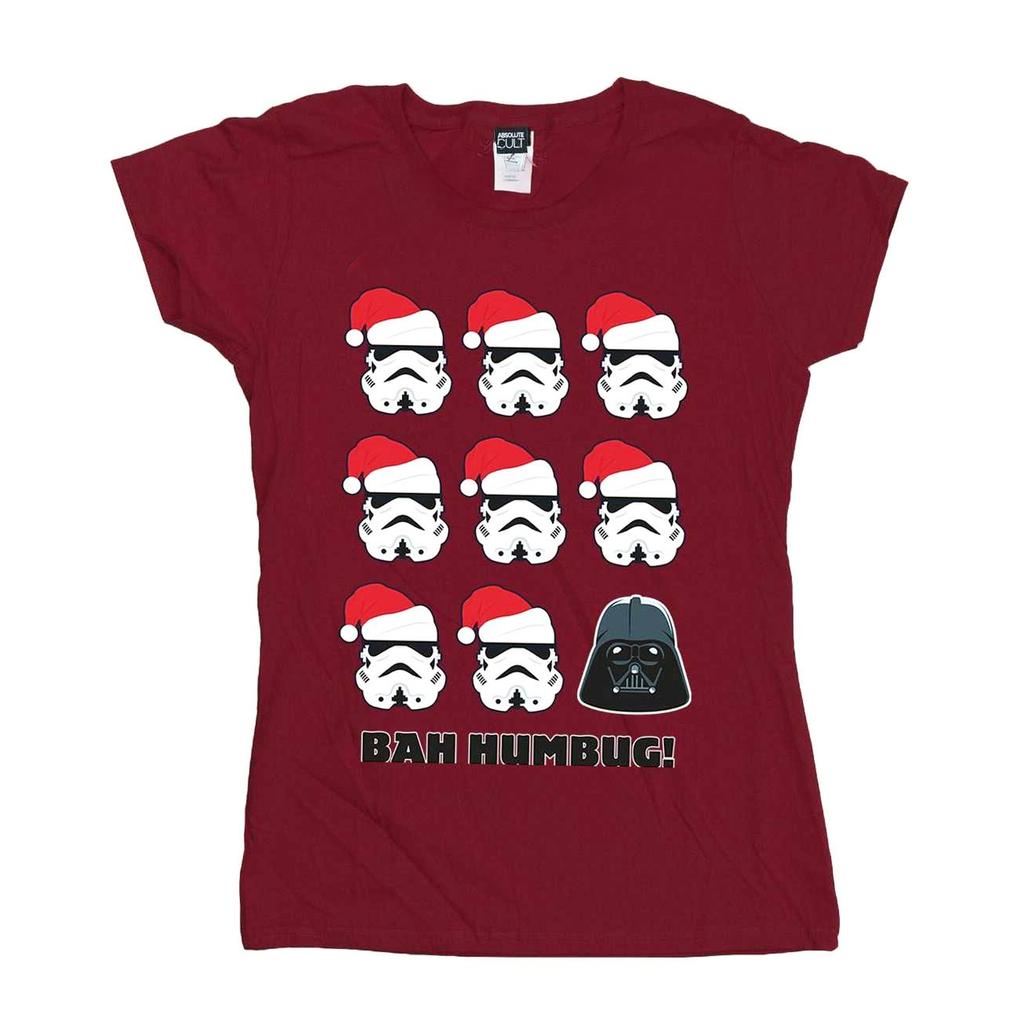 STAR WARS Женская хлопковая рождественская футболка "Humbug"
