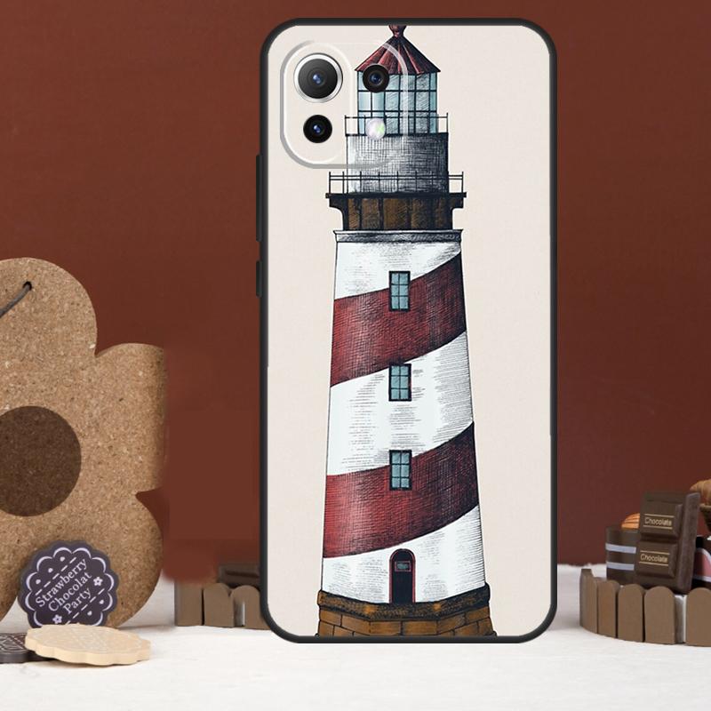 Абстрактное искусство шоссе маяк Чехол для Xiaomi 15 14 Ultra 13T 14T 15T 17 Pro Max POCO X7 Pro X5 X6 F5 F6 F7 F8 Ultra Чехол