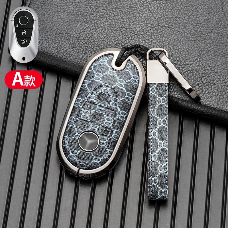 Car Key Case Cover For Mercedes benz A C E S G GLS CLA Class W213 W203 W205 W211 W204 AMG Zinc Alloy benz accessories E2