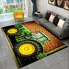 Car Tractor Series Pattern Truck Area Rug,Carpet Rug for Home Living Room Bedroom Sofa Doormat Decor,kids Non-slip Floor Mat 3D