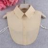Womens Casual Lapel Shirt Detachable Collar Removable Lapel Shirt Fake Collar Blouse Neckwear Sweater Apparel Accessories