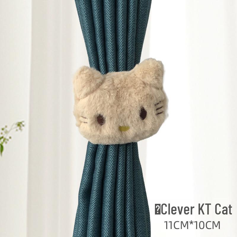 Мультяшные плюшевые подхваты для штор для детских комнат