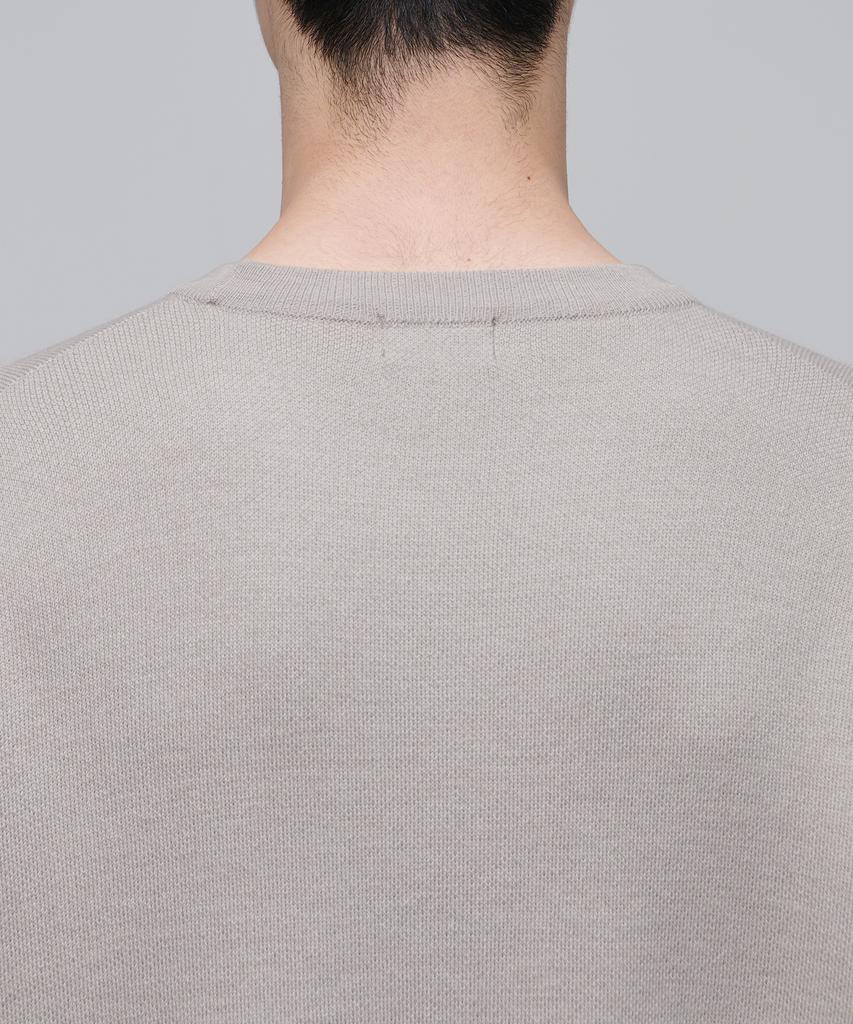 MUSINSA STANDARD Minimal Oversized Crew Neck Knit [Mushroom]