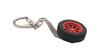 AUTOartDESIGN брелок для ключей с 8 спицами и колесом, готовый продукт (красный)