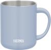 THERMOS Stainless Steel Vacuum Insulated Ash ASB Mug, 450ml, Blue, JDG-452C