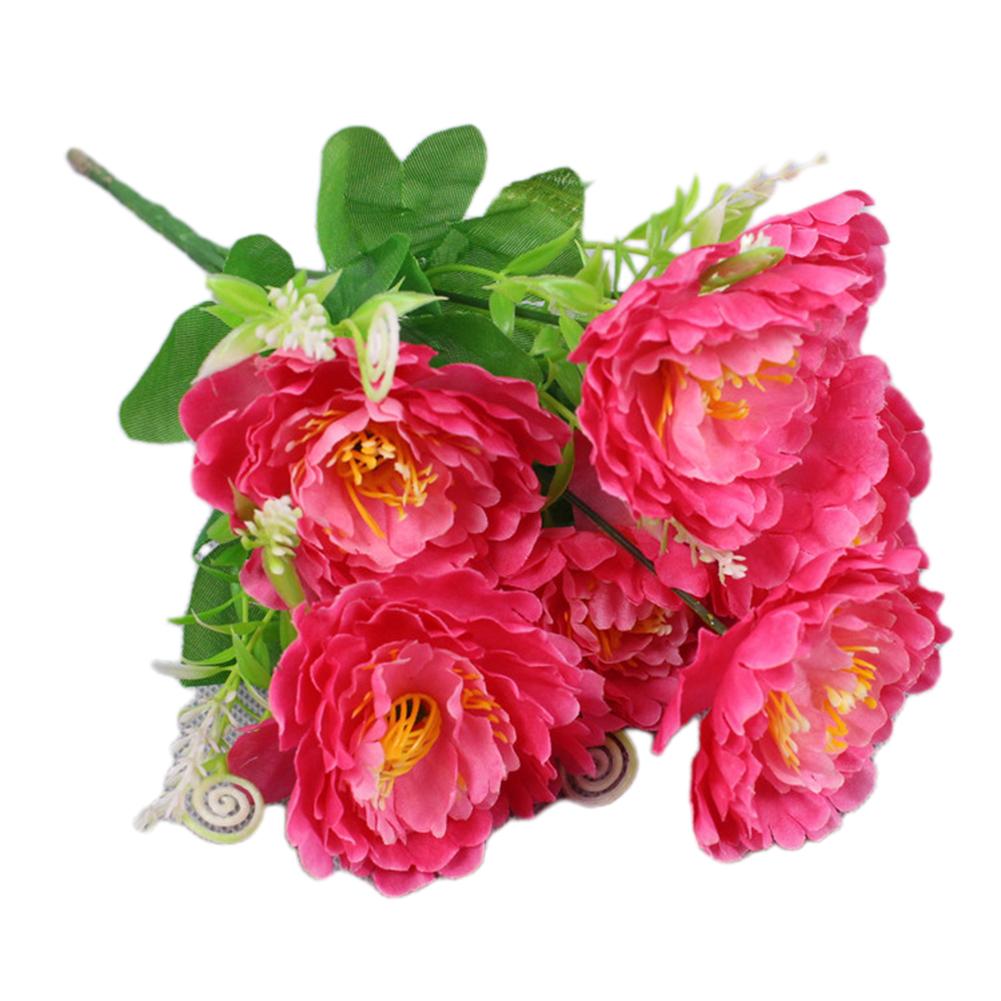 Home Decoration Silk Flowers Manual Measurement Data