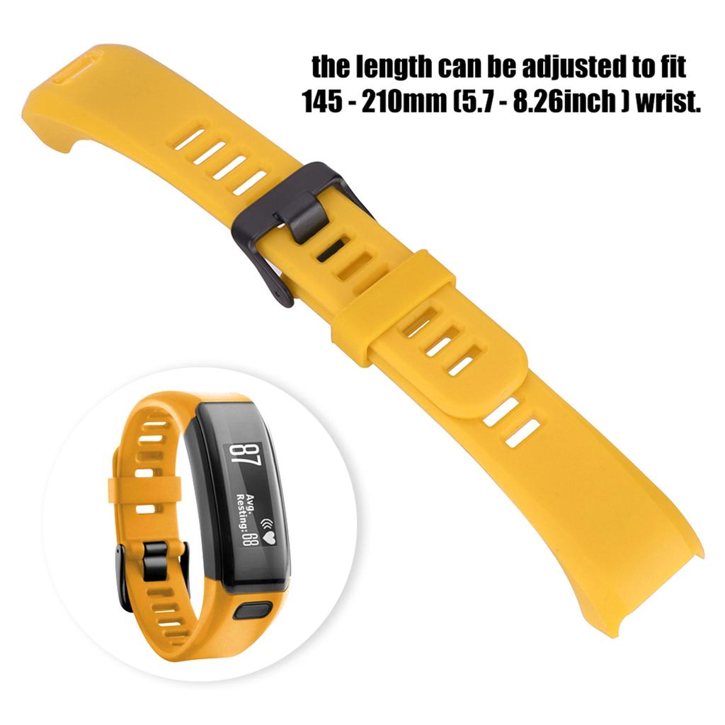 Replacement Silicone Sport Bracelet Wrist Strap Wristband For Vivosmart HR (White)