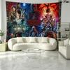 Stranger Wall Tapestry Aesthetic Wall Hanging Printed Fabric Blanket Decorative Tapestries for Bedroom Living Room Home Decor