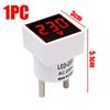 EU Plug Digital Voltmeter Universal Car Motorcycle Detector New Test Indicator Light Voltmeter