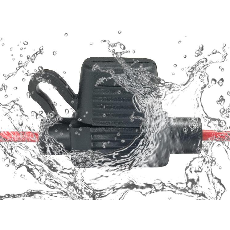 VANTRONIK Водонепроницаемый МИНИ-держатель inline-предохранителя с проводом 18 AWG, длина 12 дюймов, подходит для миниатюрных лезвийных предохранителей в автомобиле/лодке/фургоне/тракторе, 5 шт.