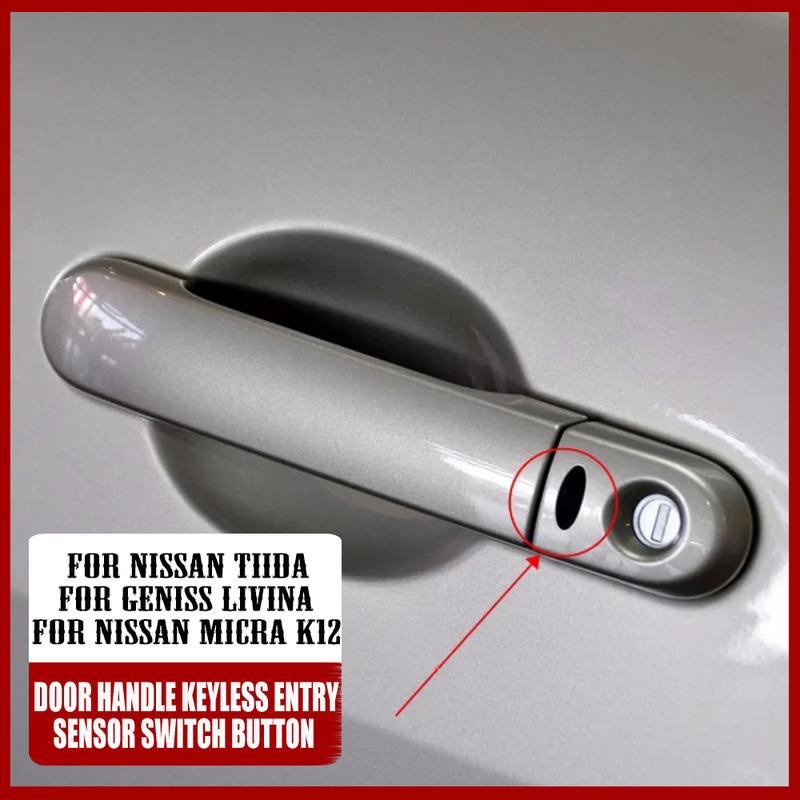 New Door Handle Keyless Entry Sensor Induction Switch Button For Nissan Tiida Geniss Livina Micra K12 25210-JE20A