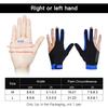 Billiard Glove Anti Skid Breathable Cue Sport Glove 3 Finger Super Elastic Sports Glove Fits On Left or Right Hand