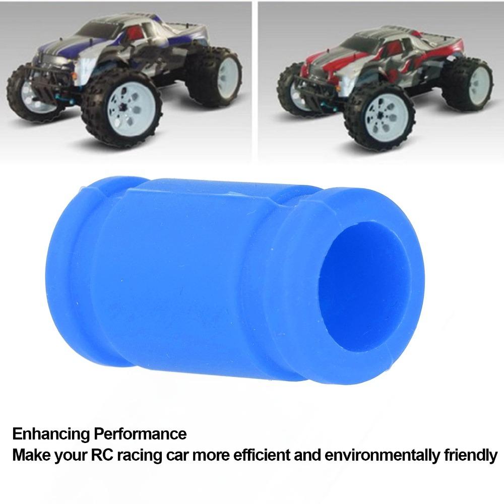 3 Pcs Silicone RC Coupling Joint Tubing 1/8 Scale RC Exhaust Adapter For RC Car Truck