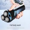 Fanke Men's Three-Blade Electric Rotary Shaver, Fully Washable