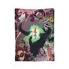 Dandadan Anime Blankets Flannel Spring/Autumn   Multifunction Lightweight Thin Throw Blankets for Bed Car Quilt