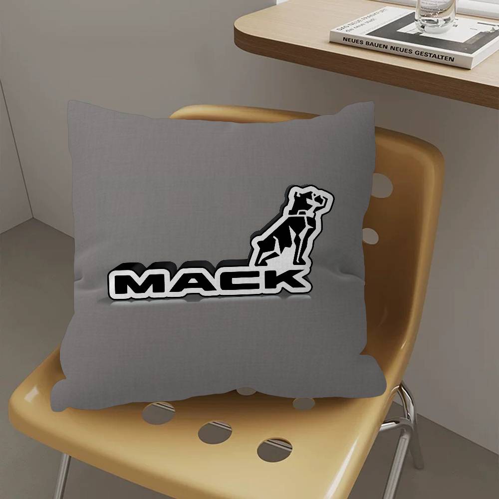 Подушка с логотипом T-Truck Car M-MACKs, Аниме-подушка, Подушка для изголовья дивана-кровати, Наволочка, Чехол для подушки 45x45 см, Модная