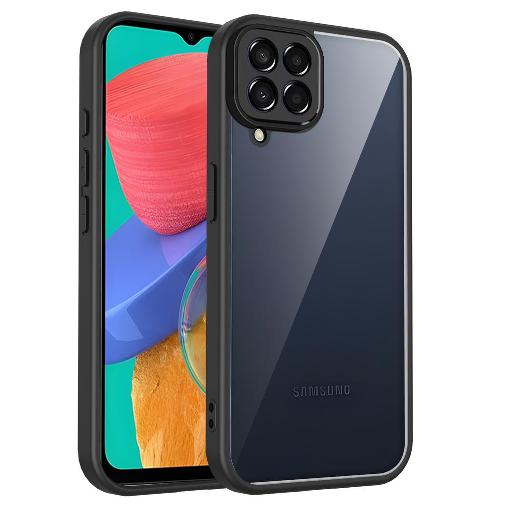 Для Samsung Galaxy m33 Чехол Galaxy M33 Чехол для телефона Galaxy M33 5G Чехол Воздушная подушка Силиконовый бампер Прозрачная Матовая задняя крышка Жесткая