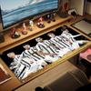 Коврик для мыши Juventus, Большой игровой коврик для стола, Нескользящий коврик для мыши XXL для ноутбука и планшета, Игровой коврик для мини-ПК со прошитыми краями