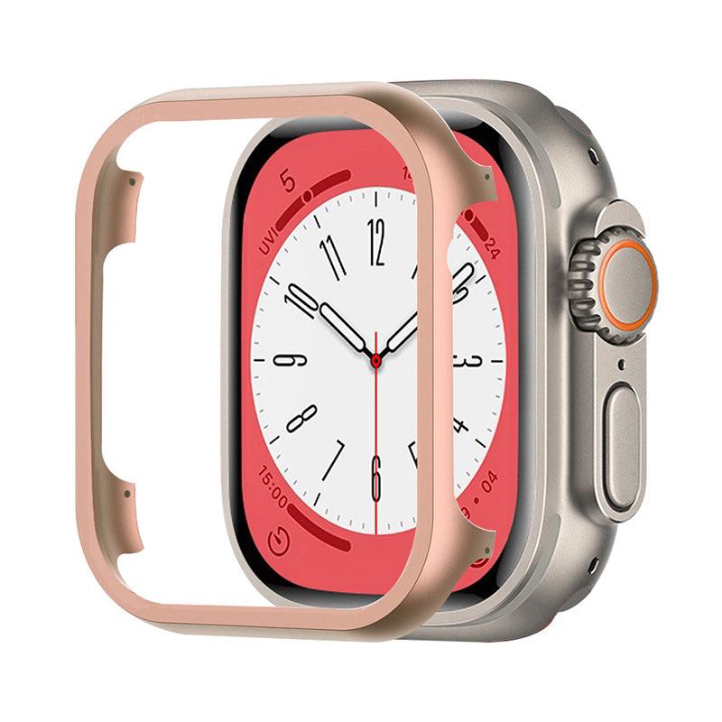 Алюминиевый Сплав Чехол Для Apple Watch Ultra 3 49мм 11 10 9 8 7 46мм 42мм 45мм 41мм Защитная Рамка iWatch 6 5 SE 44мм 40мм Корпус