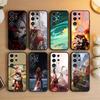 Чехол для телефона U-Genshin A-Kaedehara Kazuha для Samsung S26, S25, S24, S23, S22, S21, S20, Ultra, Plus, FE Черный Мягкий чехол
