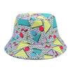 Двусторонняя шляпа рыбака Защитная от солнца шляпа с защитой от УФ лучей Повседневная панама Мужская Женская