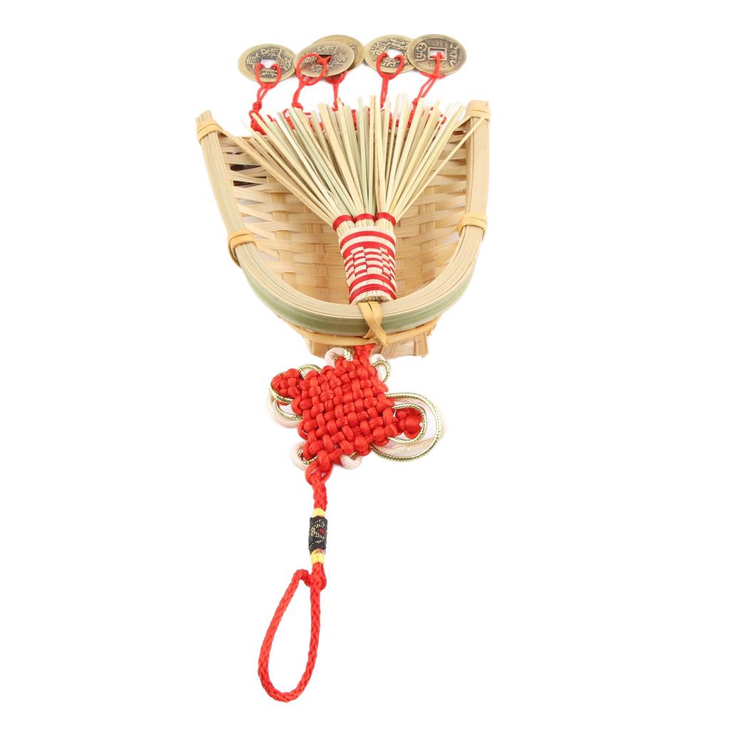 Метла Совок Декор Китайский Год Орнамент Подвеска Новая Кисточка Подвесной Декор Мини Метла Фортуны